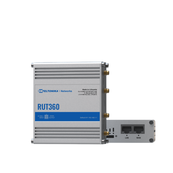 RUT360 4G (CAT 6) Industrial Router Kit