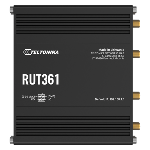 RUT361 4G (CAT 6) Industrial Router