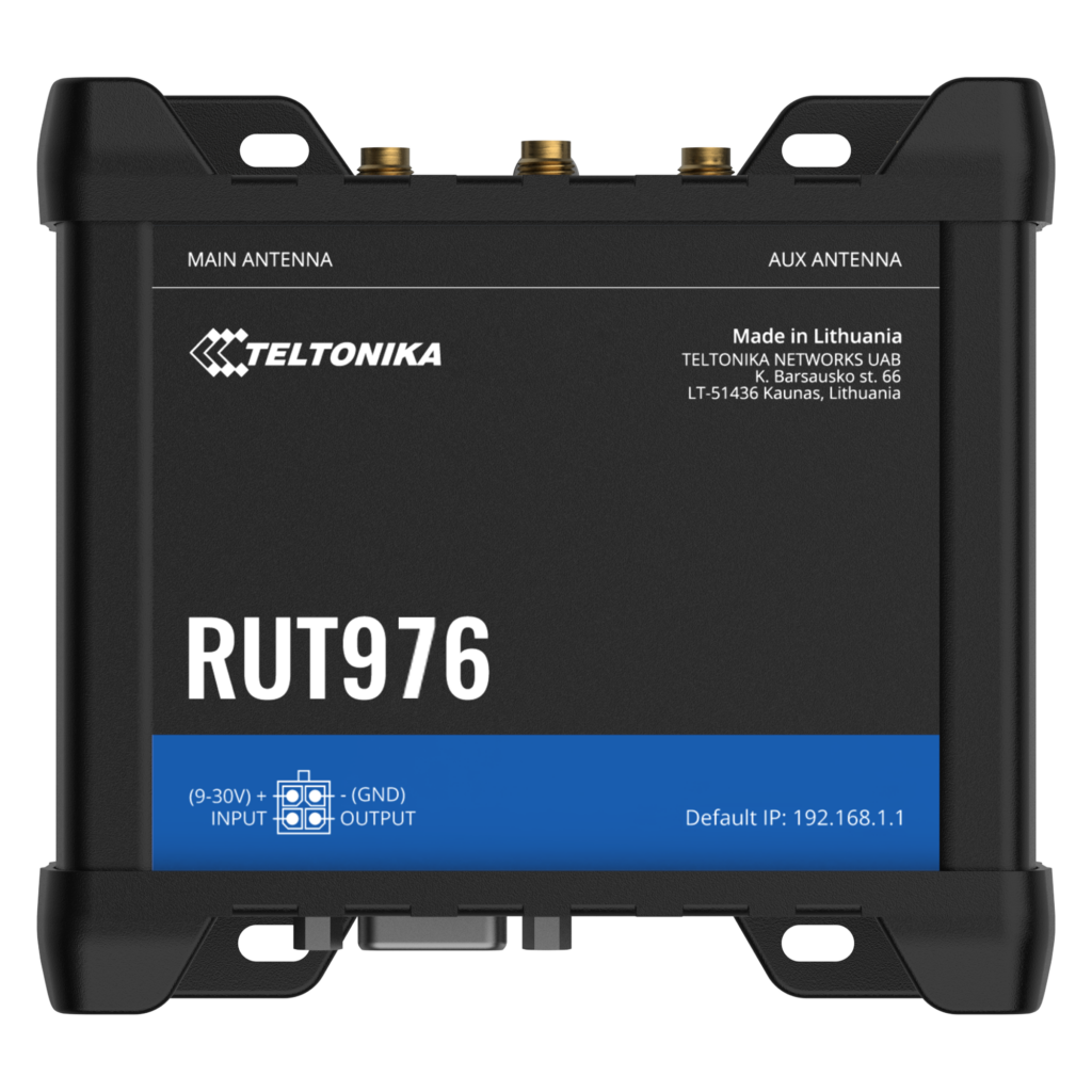 Red Zone Technology Router RUT976 5G RedCap Router with Serial Interface - Optical Solutions Australia