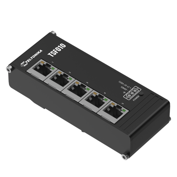 TSF010 Unmanaged 5 Port Switch, Flat Profile - Image 2