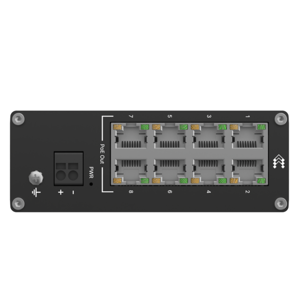 TSW040 Unmanaged 8 Port Ethernet Switch with PoE+ - Image 2