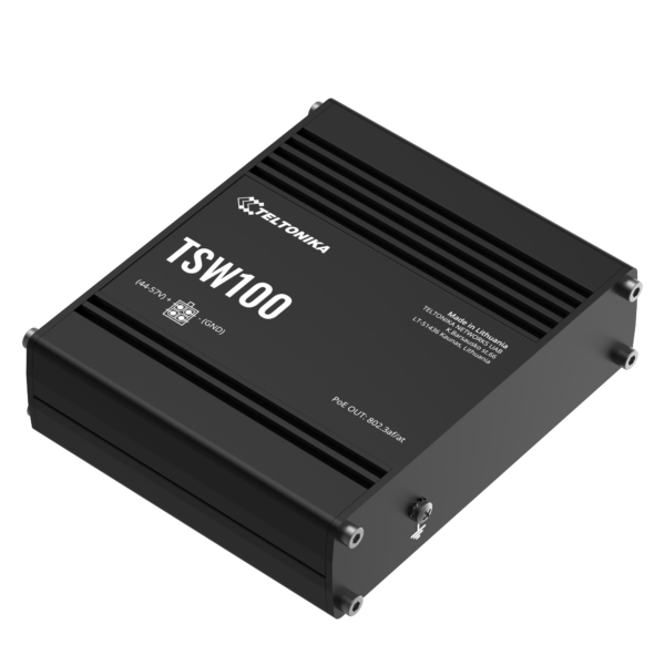 TSW100 Unmanaged 5 Port Switch with PoE+ (802.3at Alt-A) - Image 5
