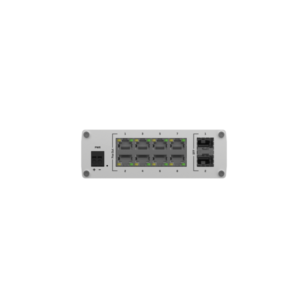 TSW200 Unmanaged 8 Port GbE Switch with SFP, PoE+ - Image 5