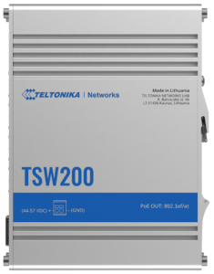 TSW200 Unmanaged 8 Port GbE Switch with SFP, PoE+