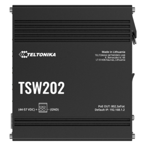 TSW202 Layer 2 Managed 8 Port GbE Switch with 2x SFP, PoE+