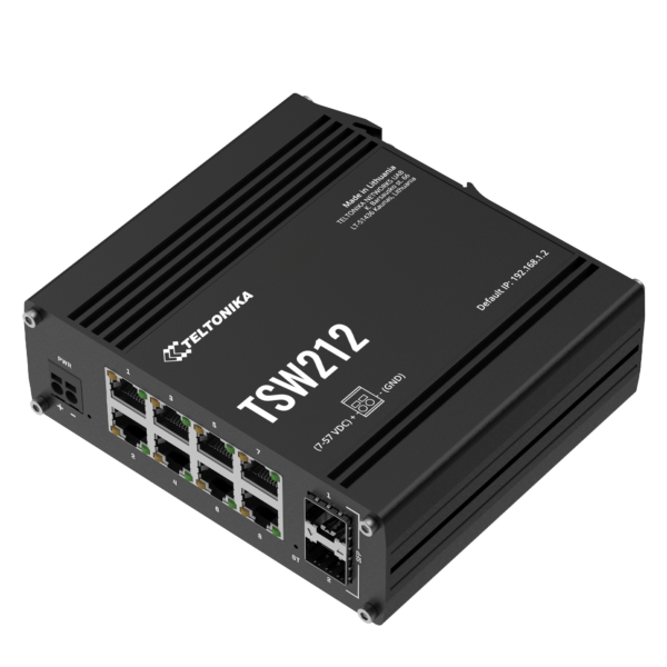 TSW212 Layer 2 Managed 8 Port GbE Switch with 2x SFP - Image 5
