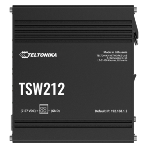 TSW212 Layer 2 Managed 8 Port GbE Switch with 2x SFP
