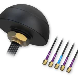 Combo quad mobile/GNSS roof SMA antenna