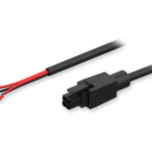 Power cable with 4-way open wire