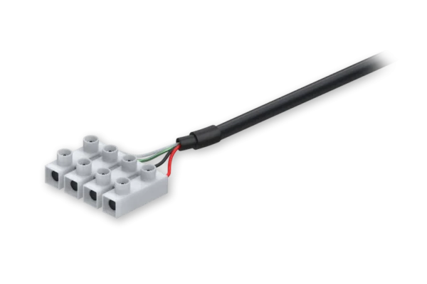 4-pin Power Cable with Terminal Block - Image 2