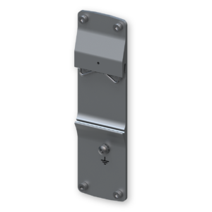 TSW1 Rear panel with DIN rail holder