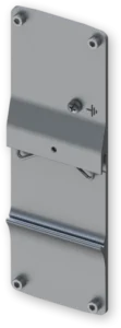 TSW2 Rear panel with DIN rail holder