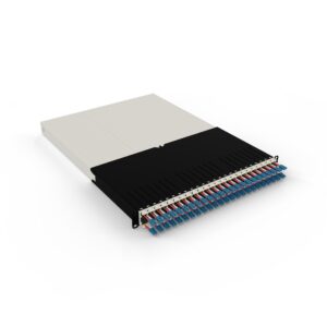 patchbox.one 24-Port Patch Panel with Retractable Cable Management System for 19" Racks ≤ 30RU