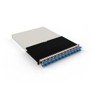patchbox.one 24-Port Patch Panel with Retractable Cable Management System for 19" Racks ≤ 30RU