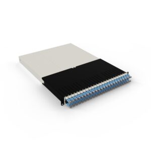 patchbox.one 24-Port Patch Panel with Retractable Cable Management System for 19" Racks ≤ 30RU