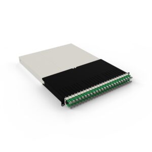 patchbox.one 24-Port Patch Panel with Retractable Cable Management System for 19" Racks ≤ 30RU