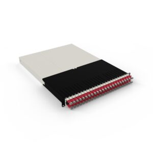 patchbox.one 24-Port Patch Panel with Retractable Cable Management System for 19" Racks ≤ 30RU