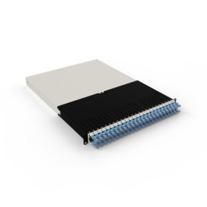 patchbox.one 24-Port Patch Panel with Retractable Cable Management System for 19" Racks ≤ 30RU