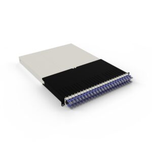 patchbox.one 24-Port Patch Panel with Retractable Cable Management System for 19" Racks ≤ 30RU