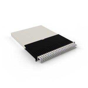 patchbox.one 24-Port Patch Panel with Retractable Cable Management System for 19" Racks ≤ 30RU