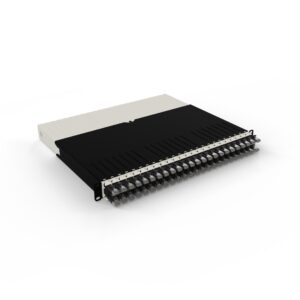 patchbox.one 24-Port Patch Panel with Retractable Cable Management System for 19" Racks ≤ 8RU