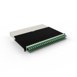 patchbox.one 24-Port Patch Panel with Retractable Cable Management System for 19" Racks ≤ 8RU