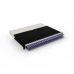 patchbox.one 24-Port Patch Panel with Retractable Cable Management System for 19" Racks ≤ 8RU