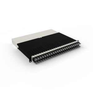 patchbox.one 24-Port Patch Panel with Retractable Cable Management System for 19" Racks ≤ 8RU