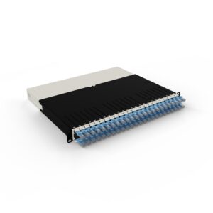patchbox.one 24-Port Patch Panel with Retractable Cable Management System for 19" Racks ≤ 8RU