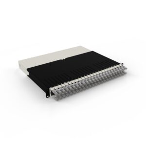 patchbox.one 24-Port Patch Panel with Retractable Cable Management System for 19" Racks ≤ 8RU