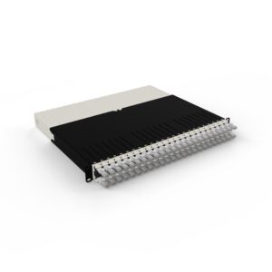 patchbox.one 24-Port Patch Panel with Retractable Cable Management System for 19" Racks ≤ 8RU