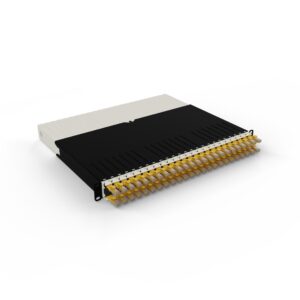 patchbox.one 24-Port Patch Panel with Retractable Cable Management System for 19" Racks ≤ 8RU