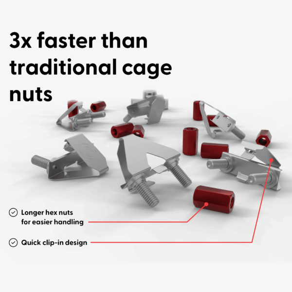/dev/mount by PATCHBOX (50-Pack) - Simplify Device Mounting Cage Nuts - Image 2