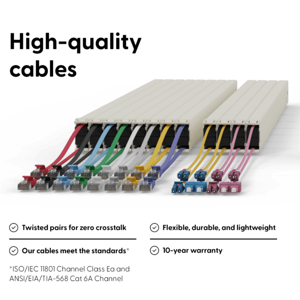 patchbox.one 24-Port Patch Panel with Retractable Cable Management System for 19" Racks ≤ 30RU - Image 3