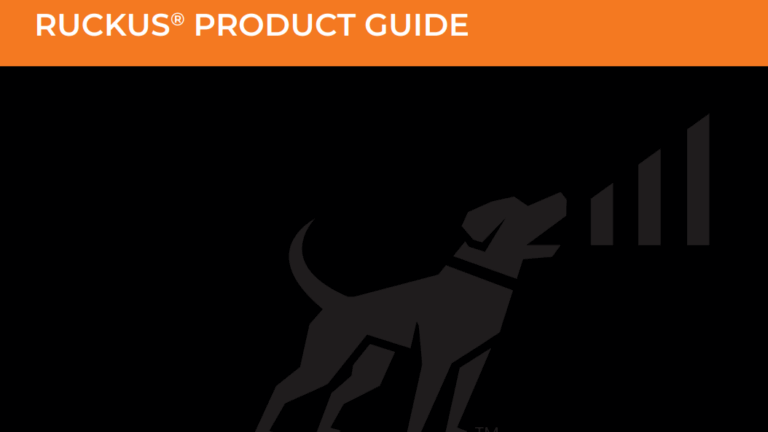 Ruckus – Product Catalogue