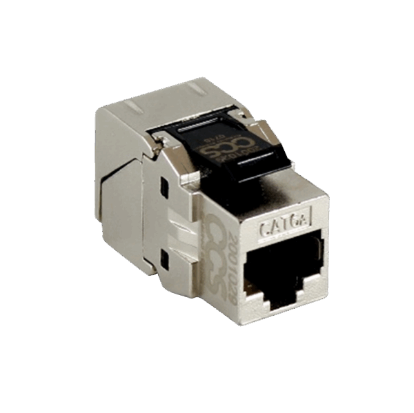 CAT6A Easy Crimp Compact STP Outlet