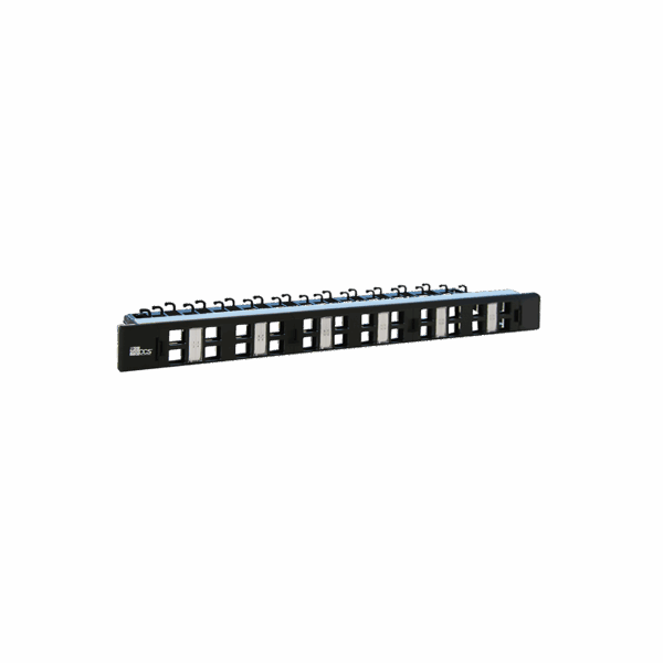 1RU 24 Port Keystone Patch Panel