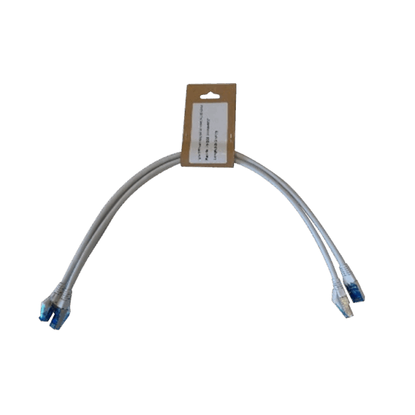 CAT6A S/FTP LSZH White - 0.5m - Image 2