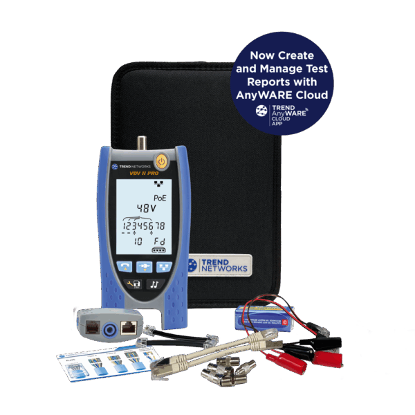 VDV II Pro - Data Cable Verifier with AnyWARE Cloud Reporting