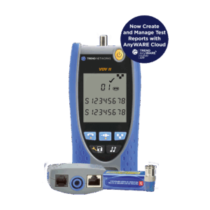 VDV II - Data Cable Verifier with AnyWARE Cloud Reporting