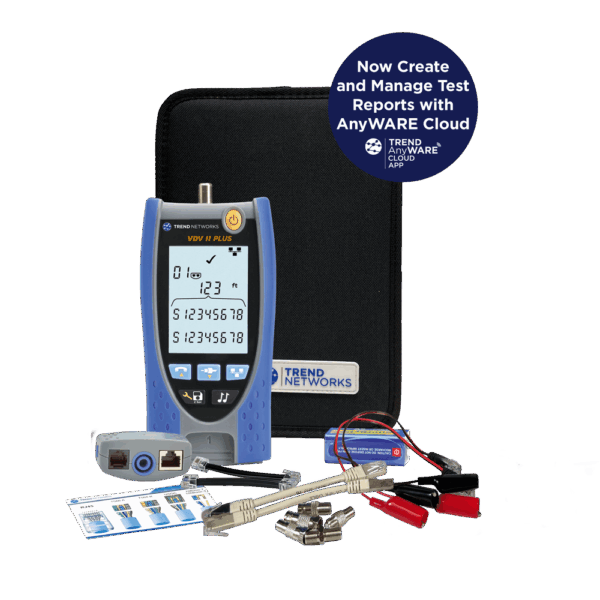VDV II Plus - Data Cable Verifier with AnyWARE Cloud Reporting