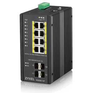 RGS200-12P Industrial Managed GbE PoE Switch