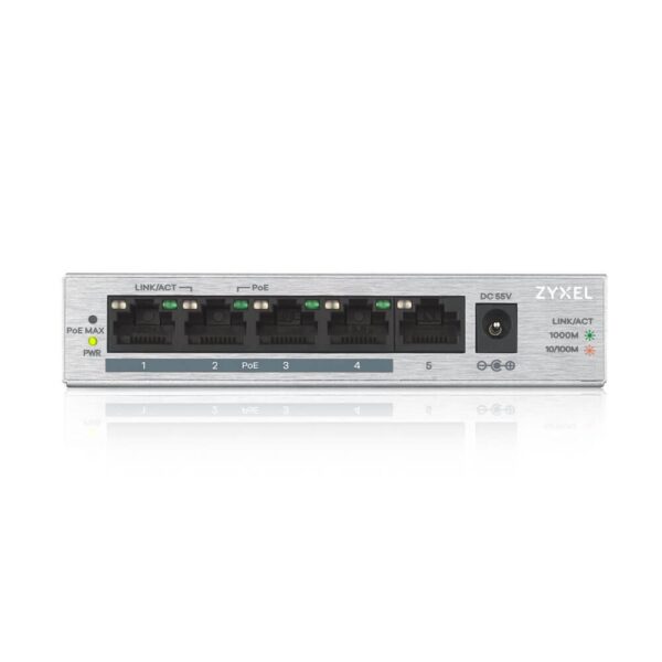 GS1005-HP Unmanaged GbE PoE Switch - Image 2