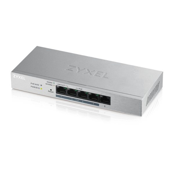 GS1200-5HPV2 Webmanaged GbE PoE Switch