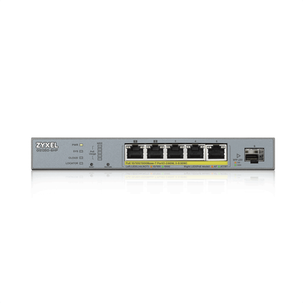 GS1350-6HP Unmanaged GbE PoE Switch - Image 3