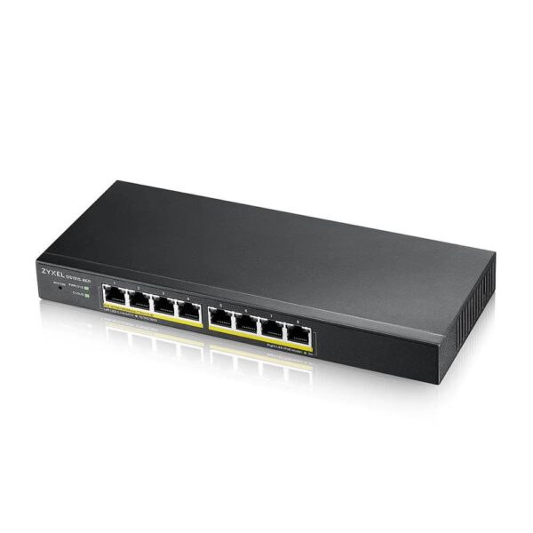 GS1915-8EP Smart-managed GbE PoE Switch - Image 2