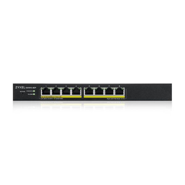 GS1915-8EP Smart-managed GbE PoE Switch - Image 3