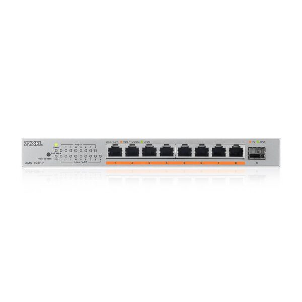 XMG-108HP Unmanaged GbE PoE Switch - Image 2