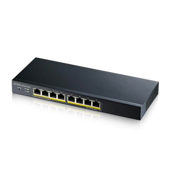 GS1900-8HPv2 Smart-managed GbE PoE Switch - Image 3