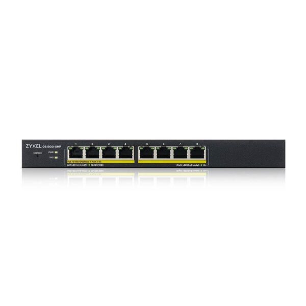 GS1900-8HPv2 Smart-managed GbE PoE Switch - Image 4